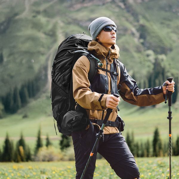 Рюкзак туристичний Naturehike Helium CNK2450XB014, 70 л, чорний, M 71004 фото