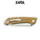 Складной нож Karda J011 Brown 1531 фото 4