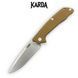 Складной нож Karda J011 Brown 1531 фото 1