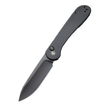 Ніж складаний туристичний Civivi Elementum Pocket, (8.9 см) 14C28N / G10 чорний C2103A фото