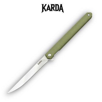 Ніж складаний Karda J097 Army Green handle Drop blade NS MK097GT фото