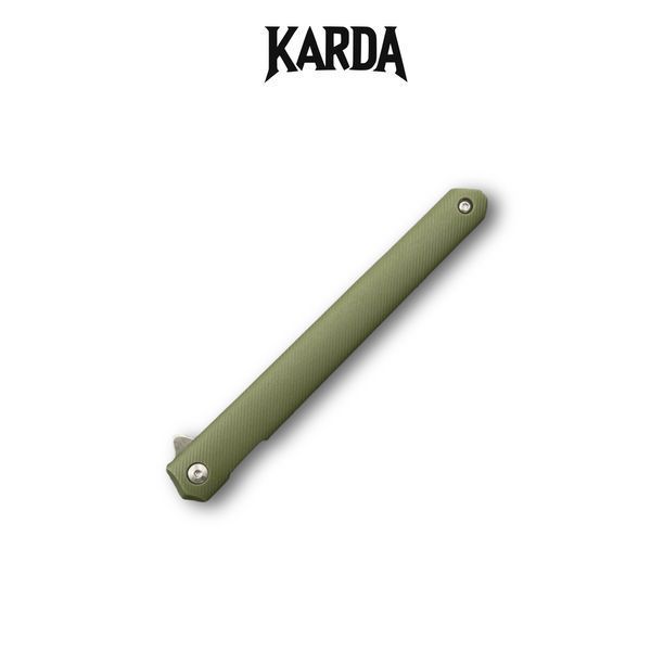 Нож складной Karda J097 Army Green handle Drop blade NS MK097GT фото