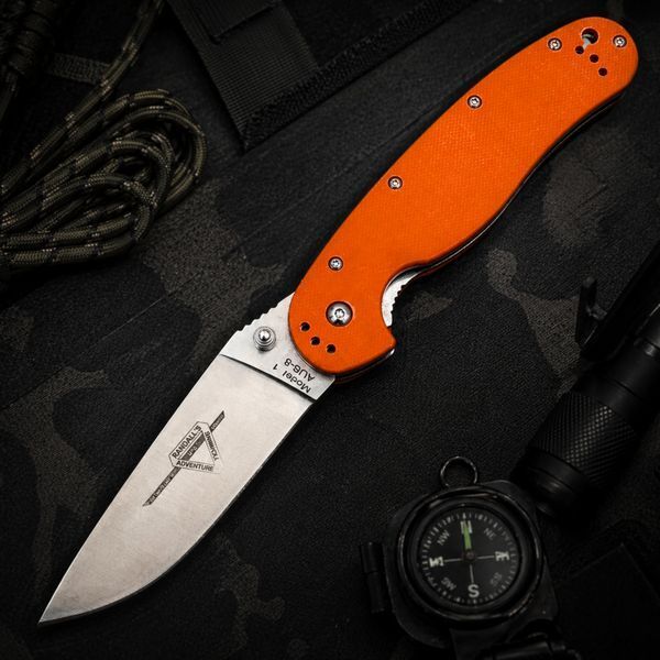 Складний ніж Ontario RAT 1 Orange 1148 фото