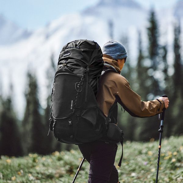 Рюкзак туристичний Naturehike Helium CNK2450XB014, 70 л, чорний, L 71005 фото