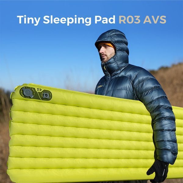 Килимок самонадувний Flextail Tiny Slleeping Pad, R03 AVS, розмір L (196 х 65 х 7 см), зелений 72168 фото