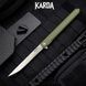 Ніж складаний Karda J097 Army Green handle Drop blade NS MK097GT фото 5