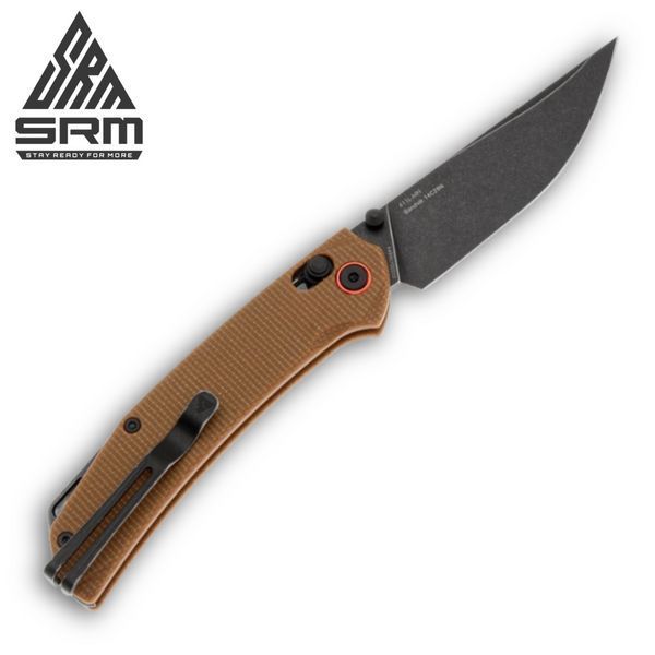 Ніж Складаний SRM Asika 411L-MN (14C28N, Micarta) 411L-MN фото