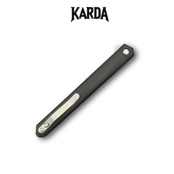 Нож складной Karda J097 black handle Drop blade NS MK097BD фото
