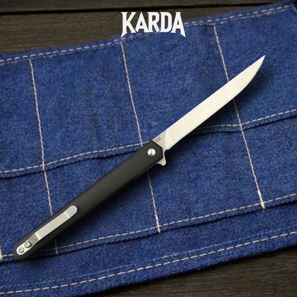 Ніж складаний Karda J097 black handle Drop blade NS MK097BD фото