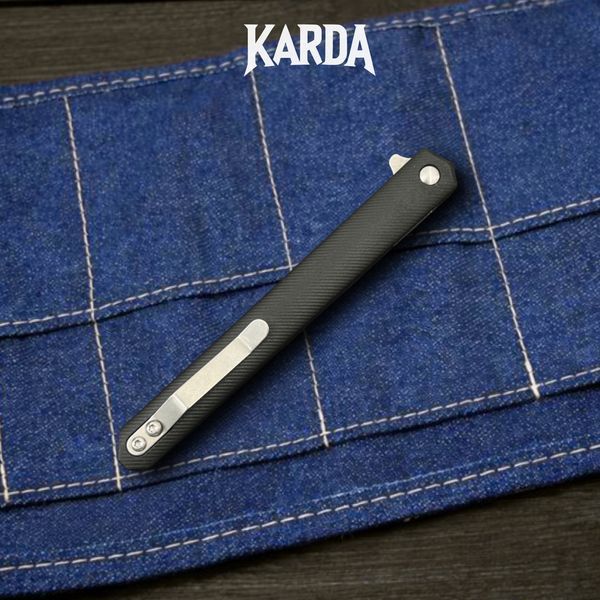 Ніж складаний Karda J097 black handle Drop blade NS MK097BD фото