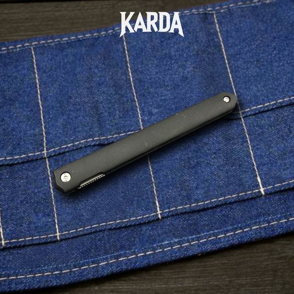 Ніж складаний Karda J097 black handle Drop blade NS MK097BD фото