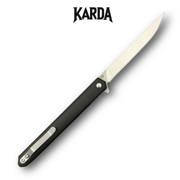 Ніж складаний Karda J097 black handle Drop blade NS MK097BD фото