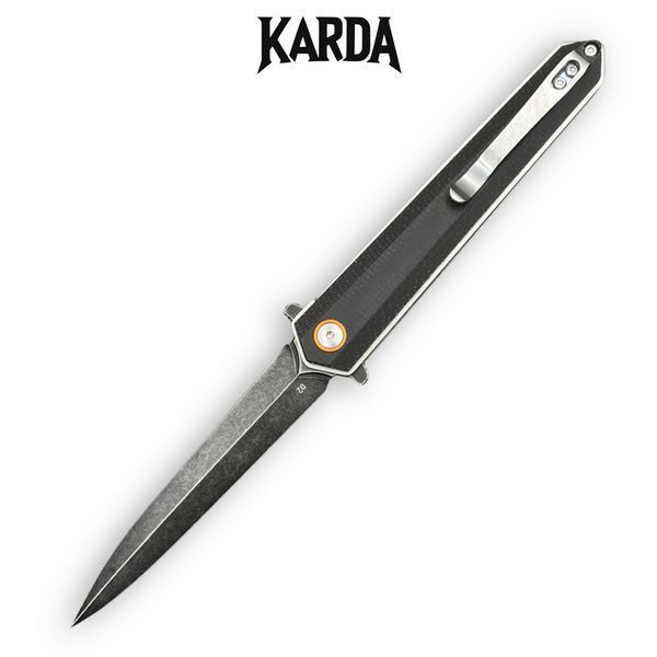 Нож складной Karda J177 black handle 1375 фото