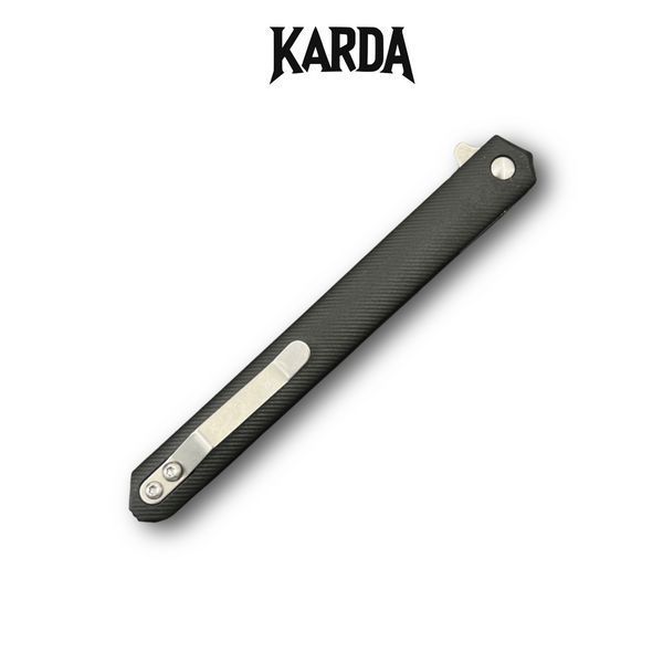 Ніж складаний Karda J097 black handle Drop blade NS MK097BD фото