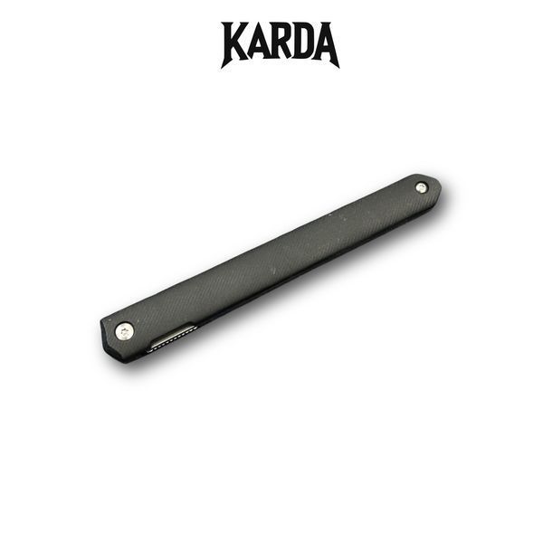 Нож складной Karda J097 black handle Drop blade NS MK097BD фото