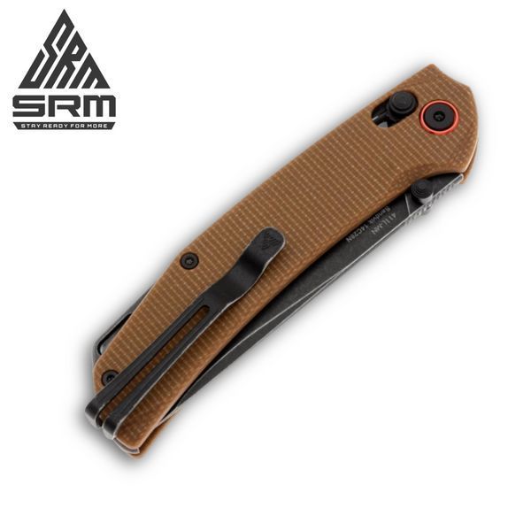 Ніж Складаний SRM Asika 411L-MN (14C28N, Micarta) 411L-MN фото