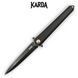 Нож складной Karda J177 black handle 1375 фото 1