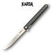 Ніж складаний Karda J097 black handle Drop blade NS MK097BD фото 1