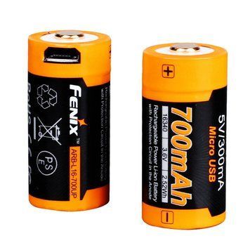 ARB-L16-700UP Аккумулятор 16340 Fenix 700 UP mAh Li-ion micro usb зарядка 6009466 фото