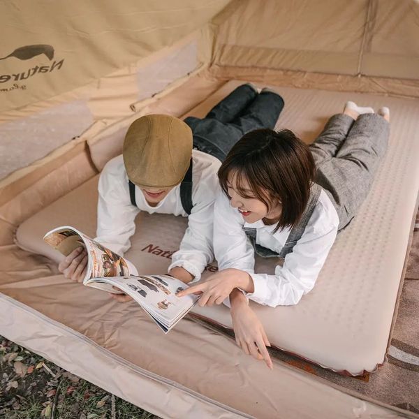 Матрац cамонадувний 6 см одинарний Naturehike NH21FCD11, бежевий 6927595793312 фото