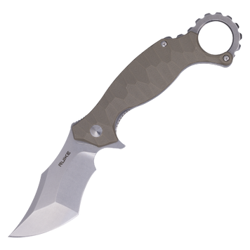 Ніж складаний кишеньковий Ruike P881-W, (7.6 см) 14C28N / G10 бежевий P881-W фото