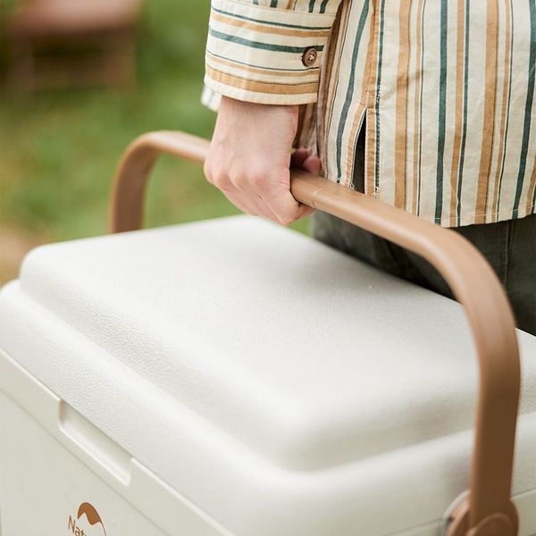 Туристичний холодильник Naturehike CNK2300BS011, 24 л, бежевий 6976023925665 фото