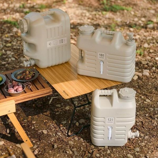 Каністра для води Naturehike NH16S012-T, 12 літрів, сіра 6927595799529 фото
