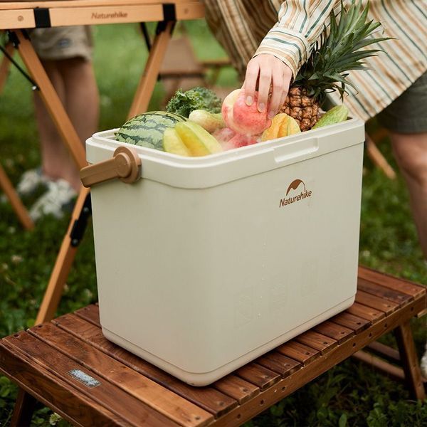 Туристичний холодильник Naturehike CNK2300BS011, 24 л, бежевий 6976023925665 фото
