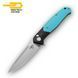 Ніж Складаний BESTECH SWORDFISH BG62F Black and Light Blue G10 BG62F фото 1
