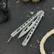 Нож бабочка Silver 1336 фото 4