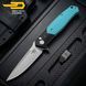 Ніж Складаний BESTECH SWORDFISH BG62F Black and Light Blue G10 BG62F фото 6