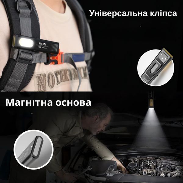 Компактний EDC ліхтарик Warsun T7 Pro. T7 фото