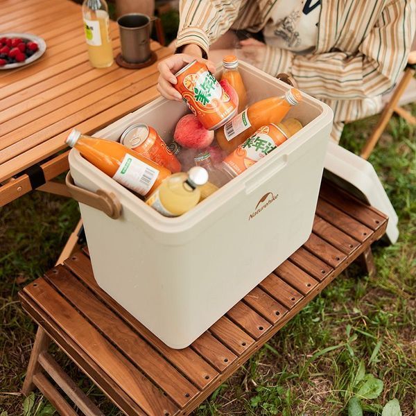 Туристичний холодильник Naturehike CNK2300BS011, 33 л, бежевий 6976023925641 фото