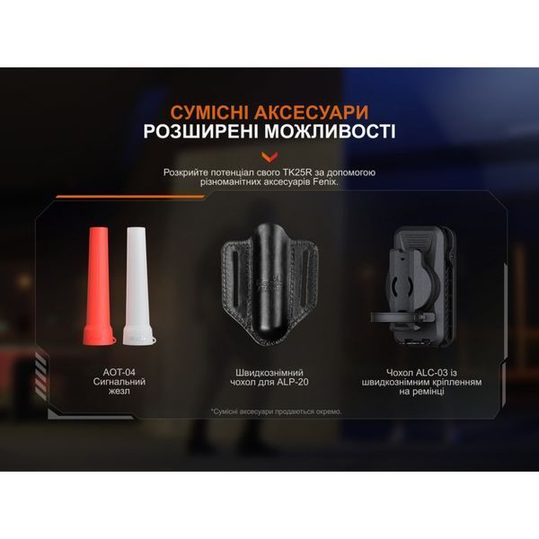 Ліхтар ручний Fenix TK25R TK25R фото