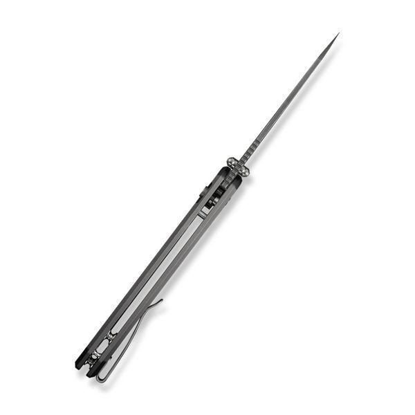 Нож складной туристический Civivi Pragma Prime, (8.9 см) Damascus / Aluminum серый C24067-DS1 фото