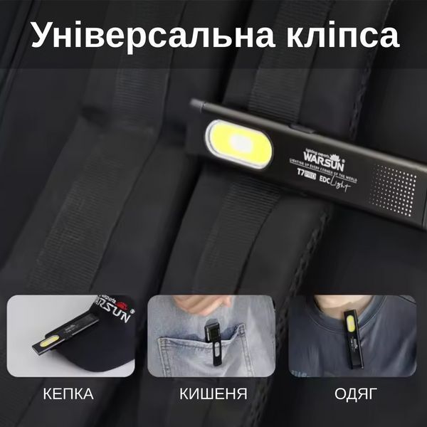 Компактний EDC ліхтарик Warsun T7 Pro. T7 фото