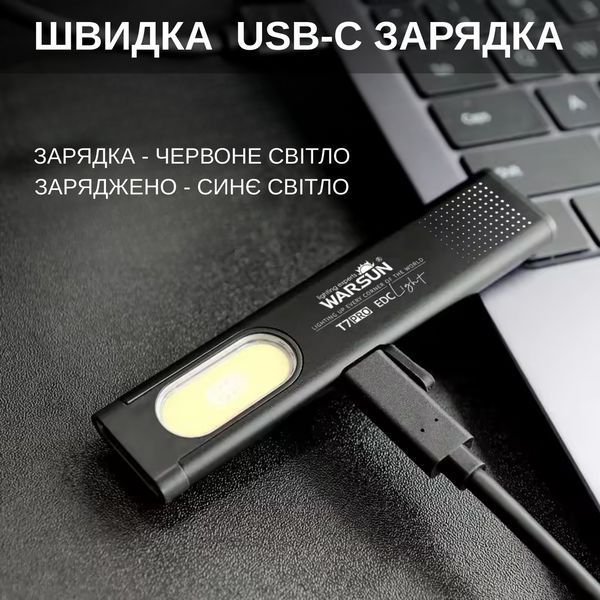 Компактний EDC ліхтарик Warsun T7 Pro. T7 фото
