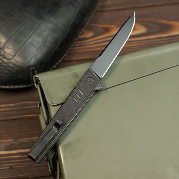 Ніж складаний Real Steel Kikashi | Flipper | PVD Black 8071GB 8071GB фото