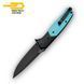 Нож Складной BESTECH SWORDFISH BG62E Black and Light Blue G10 BG62E фото 2