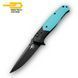 Нож Складной BESTECH SWORDFISH BG62E Black and Light Blue G10 BG62E фото 1