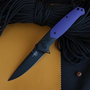 Нож Складной BESTECH SWORDFISH BG62C Black and Purple G10 BG62C фото