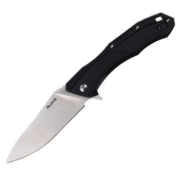 Нож складной туристический Ruike D198-PB, (9.8 см) 8Cr13Mov/PA66 GF-35 черный D198-PB фото