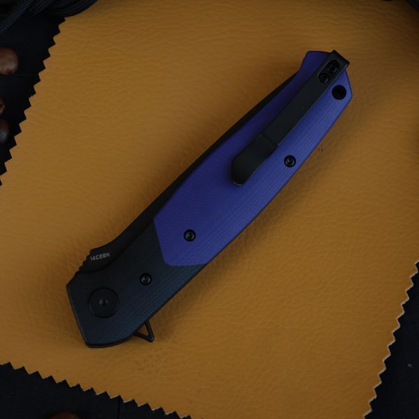 Нож Складной BESTECH SWORDFISH BG62C Black and Purple G10 BG62C фото