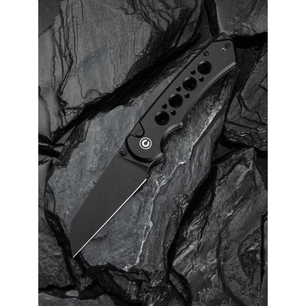 Ніж складаний туристичний Civivi Pragma Prime, (8.9 см) 14C28N / Aluminum чорний C24067-1 фото