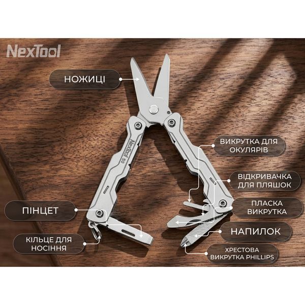 Мультитул NexTool Micro Sailor Scissors S0 NE20417 фото