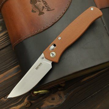Нож Складной SRM Medal 255L-MN (10Cr, Micarta) 255L-MN фото