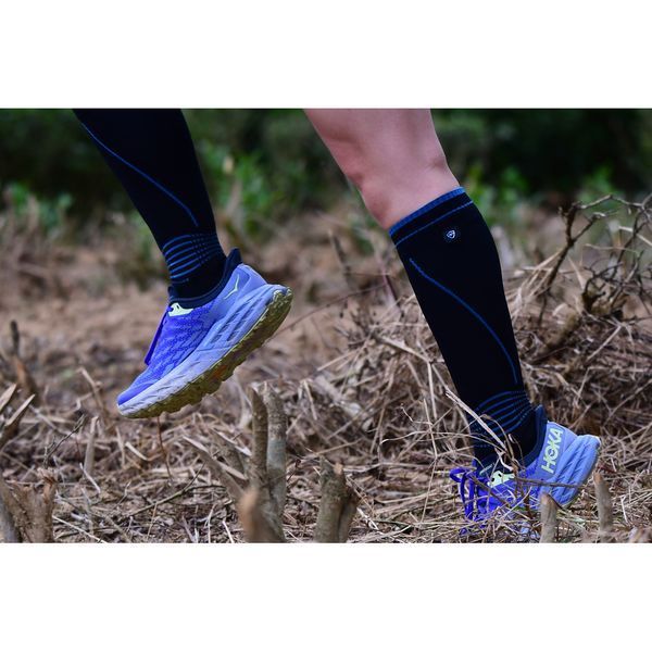 Водонепроникні шкарпетки Dexshell Longlite Socks 2.0, блакитні полоски, розмір M (39-42) DS72506JBB-M фото