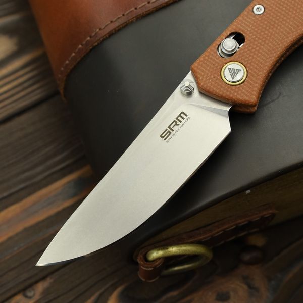 Ніж Складаний SRM Medal 255L-MN (10Cr, Micarta) 255L-MN фото
