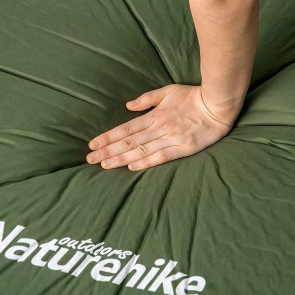 Матрац cамонадувний 5 см Naturehike NH20DZ003, темно-зелений 6927595773680 фото