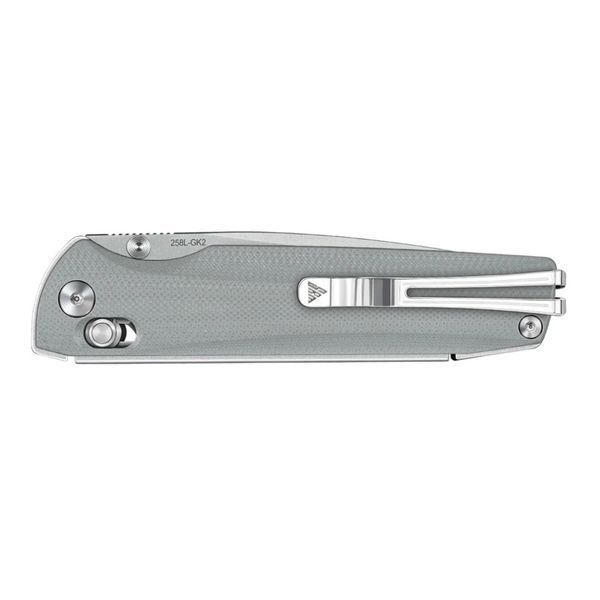 Ніж складаний туристичний SRM Terrier 258L-GK2 (9.3 см) 140Cr / G10 сірий 258L-GK2 фото